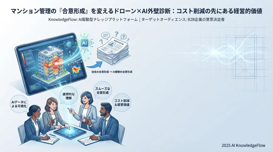 Q3: 大規模修繕の最大の壁「合意形成」をAIデータがどう変えるか - Section Image