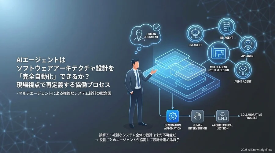 誤解③：複雑なシステム全体の設計はまだ不可能だ - Section Image