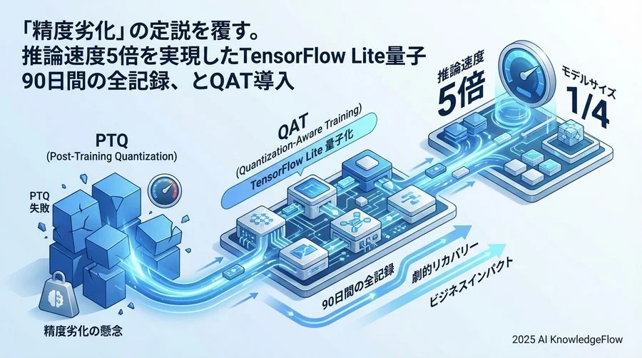 打開策の実装：Quantization Aware Training (QAT) への転換 - Section Image
