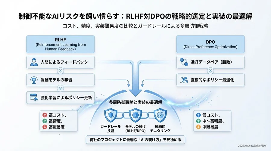 4. 残存リスクへの多層防御：アライメントとガードレールの併用 - Section Image 3