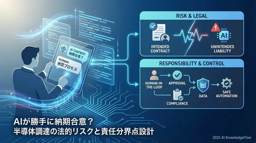 Human-in-the-loop：法的安全性を担保する承認プロセス設計 - Section Image