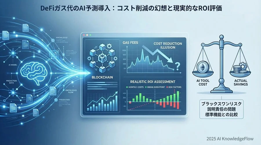 なぜDeFi運用において「ガス代のAI予測」が議論されるのか - Section Image