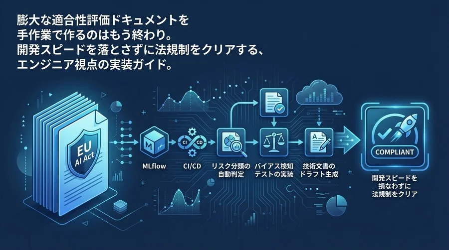 EU AI Act対応の自動化：開発スピードを殺さずに適合性評価をクリアするMLOps実装戦略