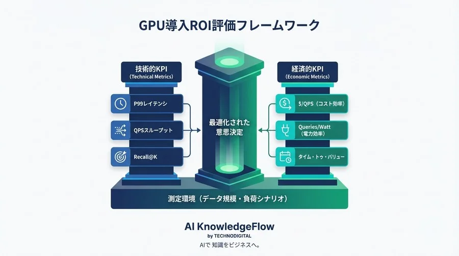 GPUベクトル検索の導入判断：QPS単価とレイテンシ最適化を証明する測定戦略 - Conclusion Image