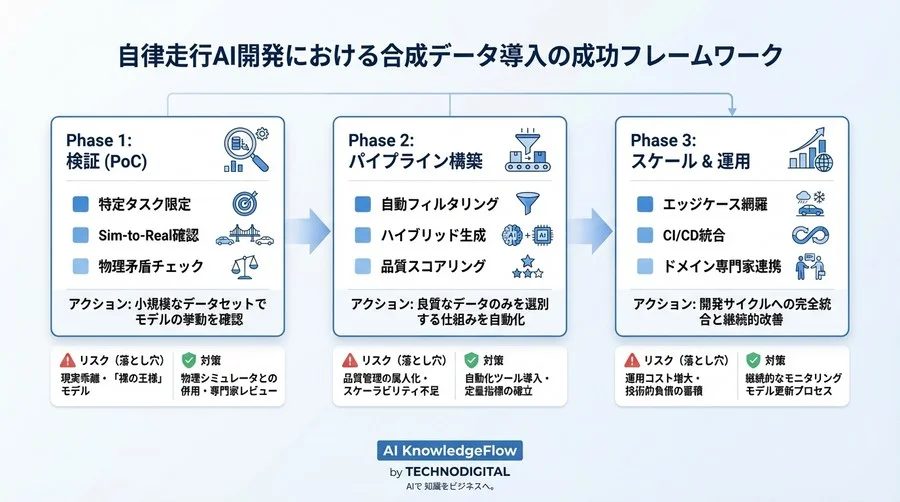 自律走行の壁を突破する：生成AIによる合成データの活用法 - Conclusion Image