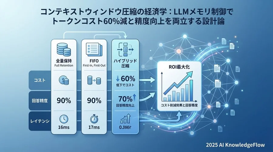 【実証比較】圧縮手法別のコスト削減効果と回答精度 - Section Image