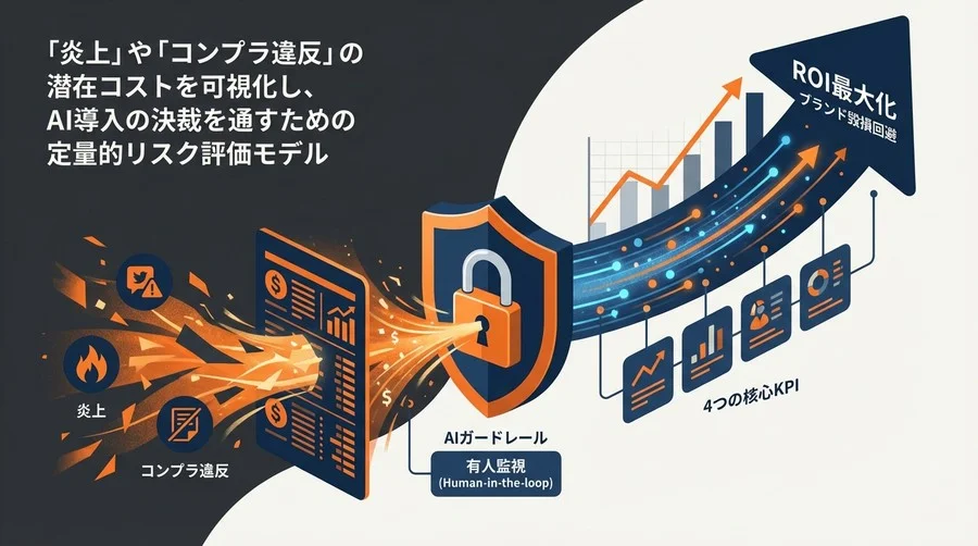 AIリスク管理のROI：ガードレール実装と有人監視の投資対効果を証明する
