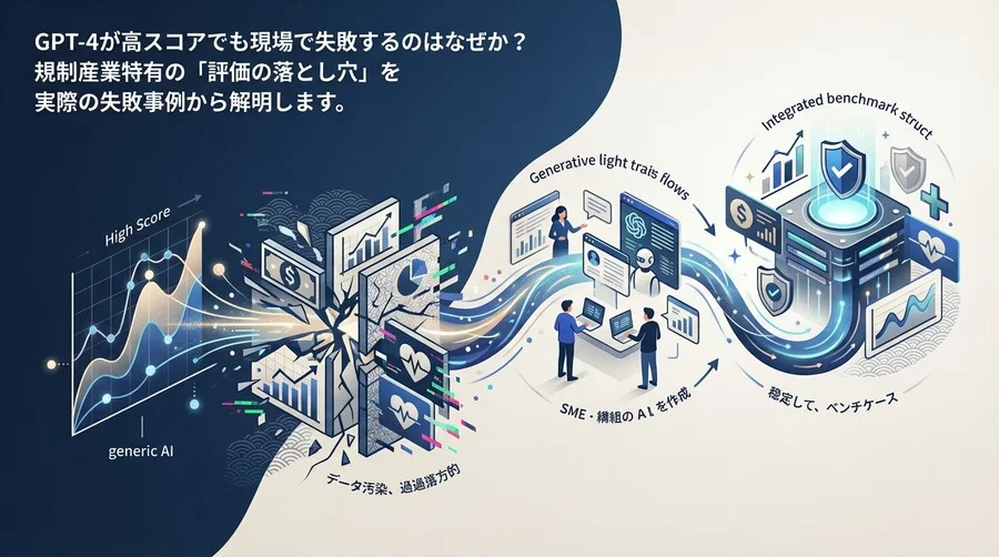 失敗から学ぶ特化型AI評価：金融・医療の現場で「使える」ベンチマークの作り方