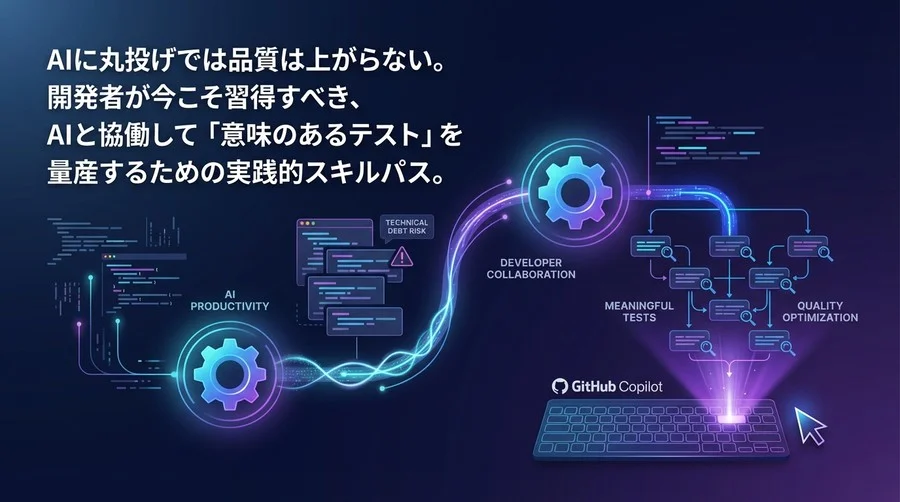 AI任せのテストは負債になる？開発者が今こそ習得すべきユニットテスト自動生成と品質最適化の技術
