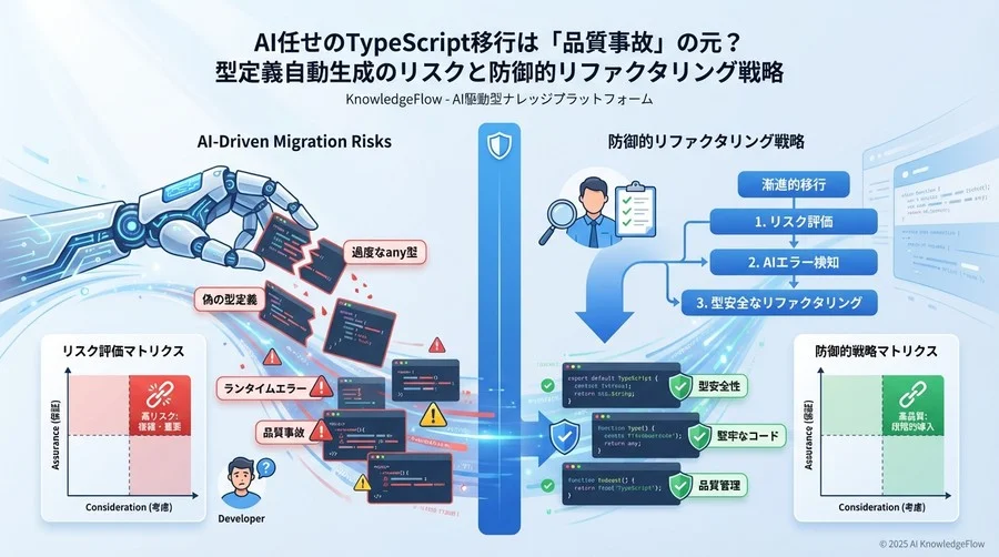 リスク評価マトリクス：コードの複雑性と重要度による分類 - Section Image