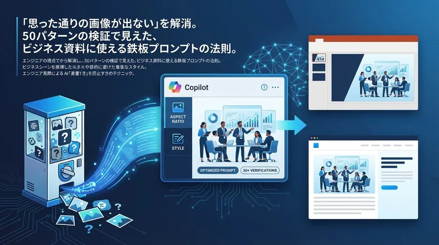 Copilot画像生成の「ガチャ」を終わらせる。50回の検証で導き出したアスペクト比×スタイル指定の最適解