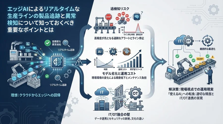 エッジAI導入の落とし穴：製造現場が直面する「高精度なAI」が使えない理由と運用現実
