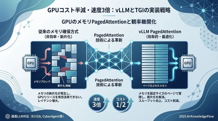 技術的根拠：vLLMとTGIはなぜ「速くて安い」のか - Section Image