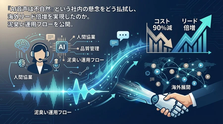 動画ローカライズ革命：AIナレーション×人間協業でコスト90%減とリード倍増を実現した全記録