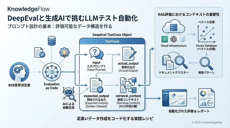 プロンプト設計の基本：評価可能なデータ構造を作る - Section Image