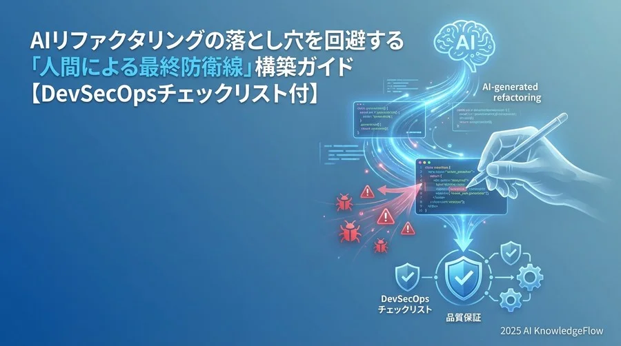 【Phase 2：検証】AI生成コードの「脆弱性・品質」監査 - Section Image