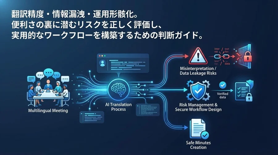 OneNote×AI翻訳の落とし穴：多言語会議を安全に自動化するリスク管理と運用設計