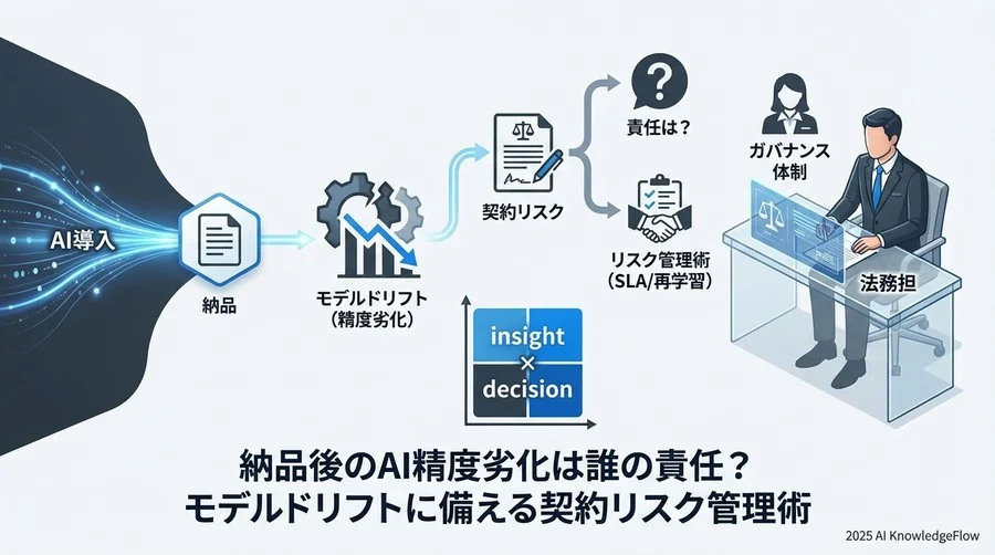 モデルドリフトの法的解釈：技術的現象から「債務不履行」への転換点 - Section Image