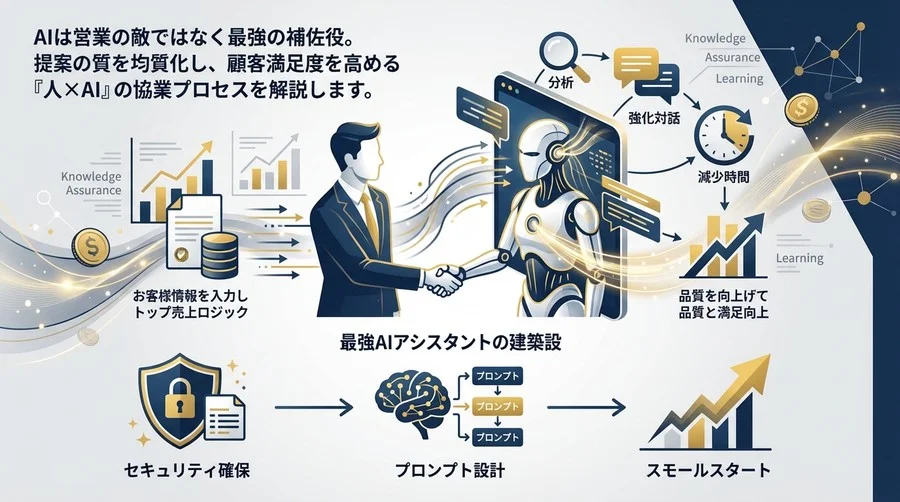 保険営業×AIエージェント導入の実践論｜現場が納得する「最強の補佐役」構築プロセス