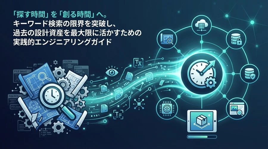 「探す時間」をゼロへ。製造業図面管理を変革するマルチモーダル検索エンジニアリング