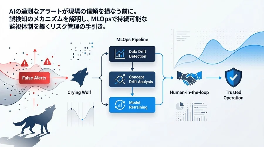 AI異常検知の「オオカミ少年化」を防ぐMLOps運用戦略：誤検知リスクを制御する実践的アプローチ