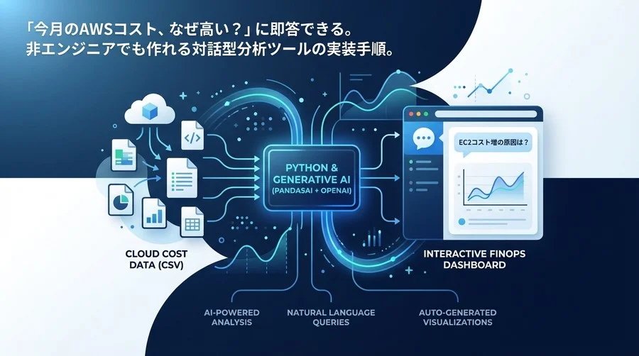 生成AIでAWSコストを会話分析！PythonとStreamlitで作る自作FinOpsダッシュボード【コード付】