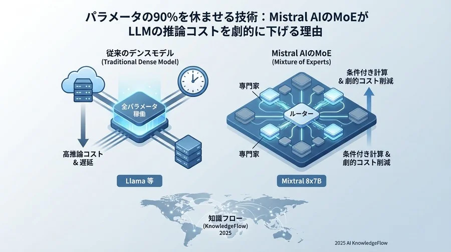MoEアーキテクチャの解剖：ルーターとエキスパートが織りなす「選択的計算」の仕組み - Section Image