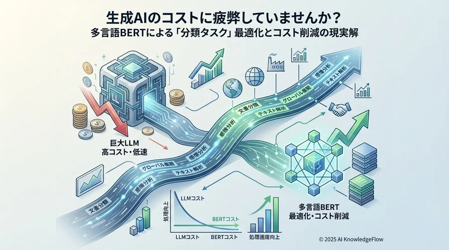 比較検証：LLM vs BERT 分類タスクにおける勝者の条件 - Section Image