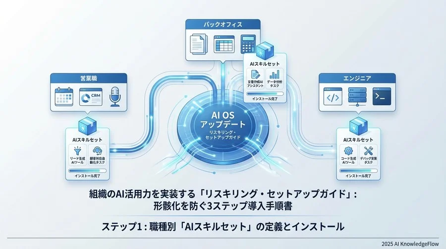 ステップ1：職種別「AIスキルセット」の定義とインストール - Section Image