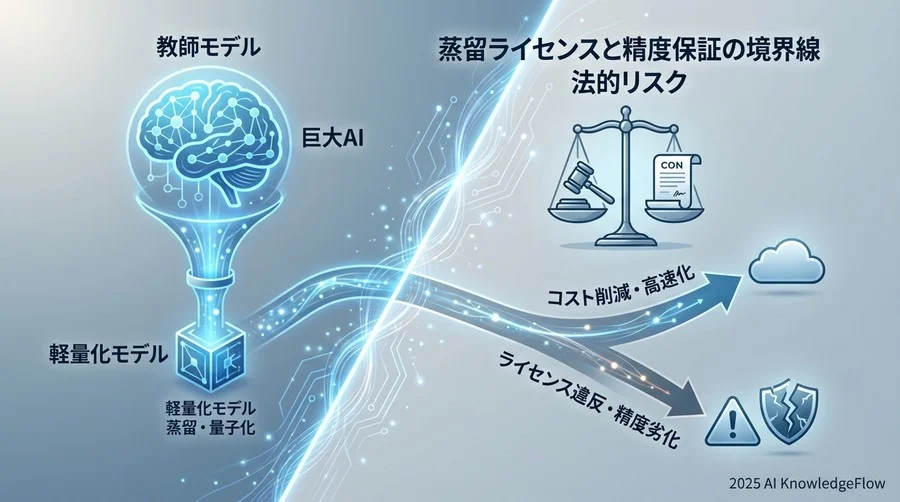 【論点1：蒸留】「教師モデル」の利用規約とライセンス汚染の罠 - Section Image