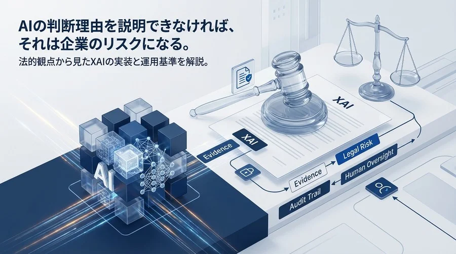 AI判断は法廷で戦えるか？証拠能力を担保するXAI実装と法的リスク管理の全技術