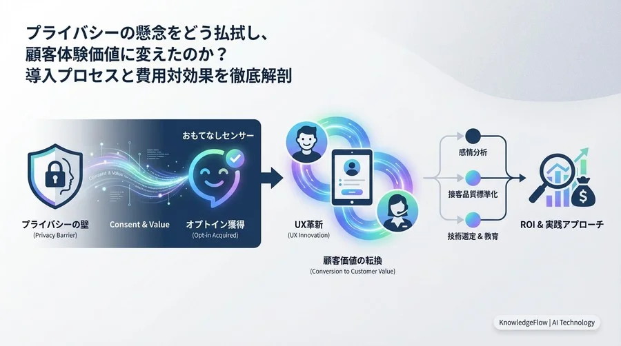 顔認識AIの店舗導入：プライバシーの壁を越えUXを革新する実践アプローチ