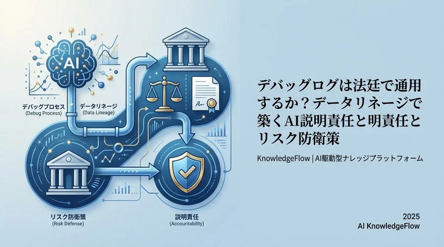 なぜ「デバッグ履歴」が法的な地雷源になるのか - Section Image