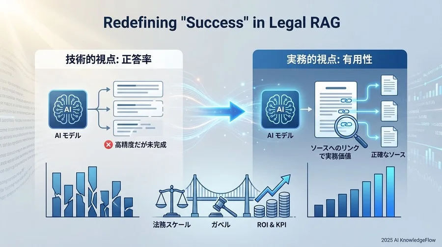 法務RAGにおける「成功」の再定義 - Section Image