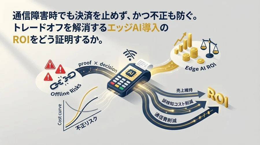 エッジAI決済端末のROI証明：オフライン不正検知と誤検知コストの財務モデル