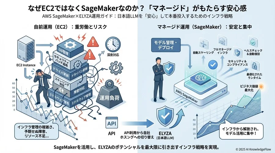 なぜEC2ではなくSageMakerなのか？「マネージド」がもたらす安心感 - Section Image