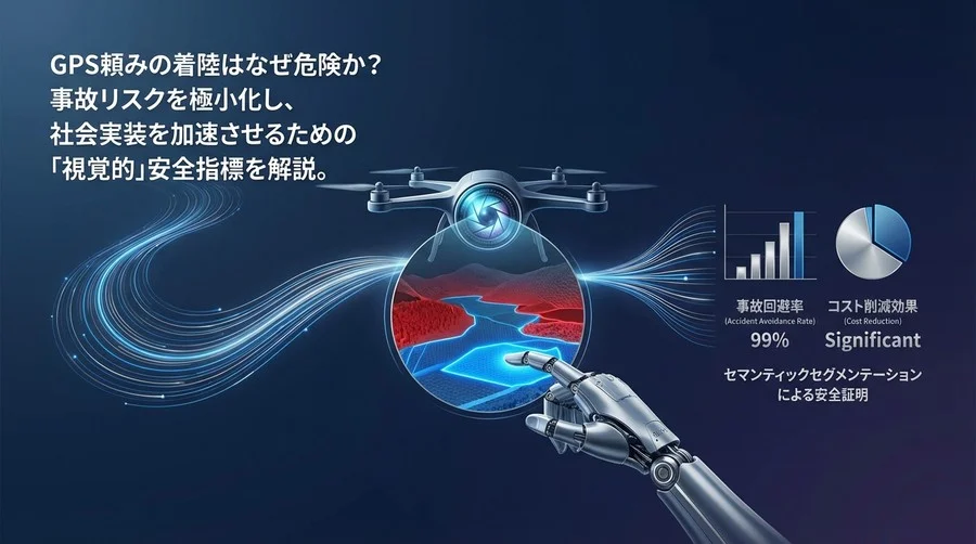 GPS頼みの着陸はなぜ危険か？ドローン事故を科学的に防ぐ「セマンティックセグメンテーション」による安全証明
