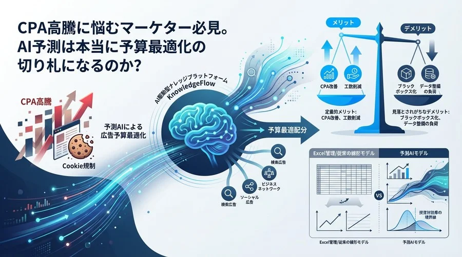CPA高騰の打開策となるか？予測AIによる広告予算最適化の真実と投資対効果の境界線