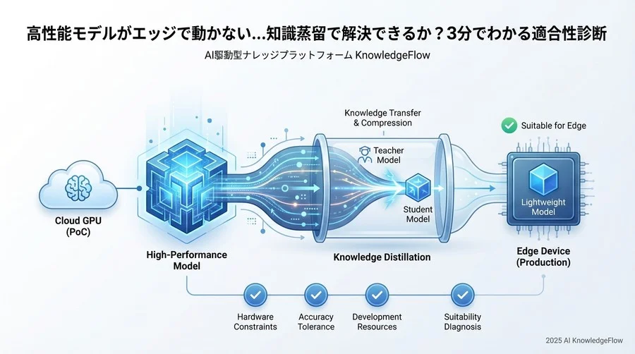 診断フェーズ2：精度劣化の許容限界と「教師モデル」の質 - Section Image