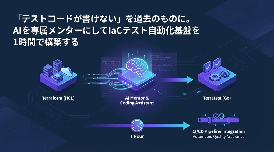 Go言語不要？AIを専属メンターにしてIaCテスト自動化基盤を1時間で構築する実践ガイド