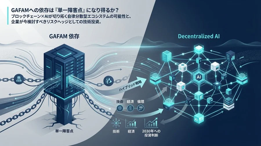 GAFAM依存は経営リスクか？分散型AIが切り拓く自律と生存戦略
