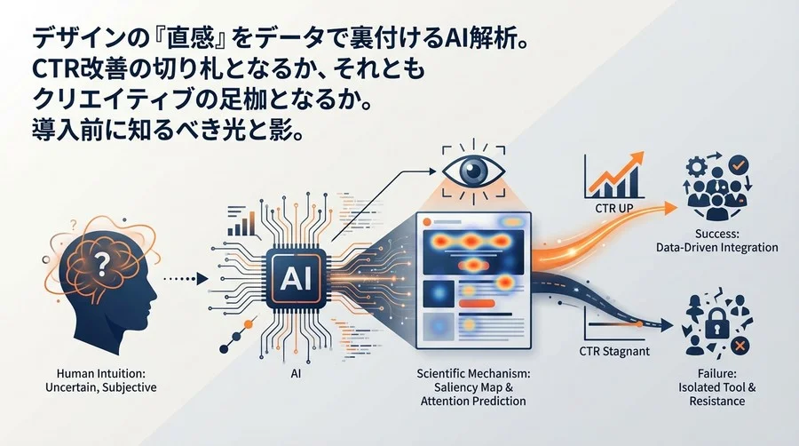 画像解析AIでCTRは本当に上がるか？「視線予測」の科学的メカニズムと導入の分岐点
