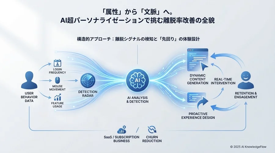 構造的アプローチ：離脱シグナルの検知と「先回り」の体験設計 - Section Image