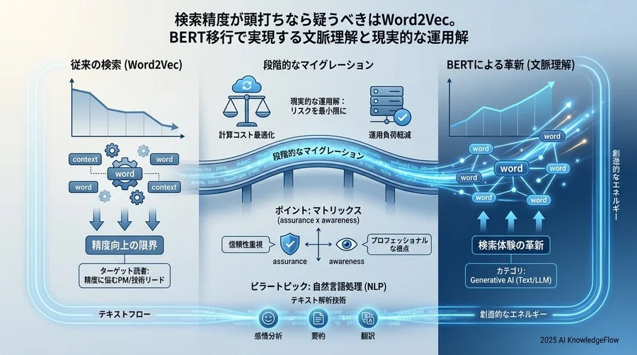 技術変遷の核心：静的埋め込みから動的埋め込みへ - Section Image
