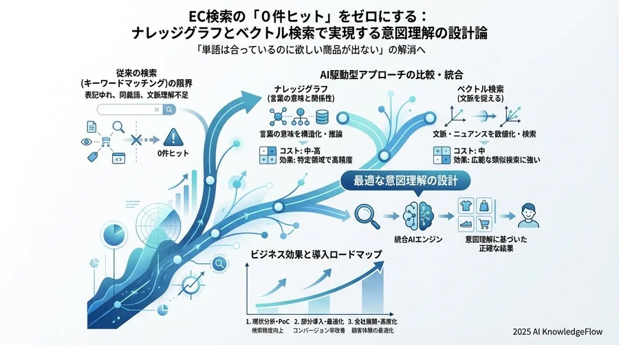 比較検討：従来型検索 vs ベクトル検索 vs ナレッジグラフ - Section Image 3
