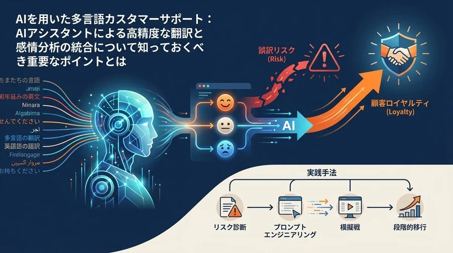 Claudeで進化する多言語CS：感情分析を統合し「誤訳リスク」を「顧客ロイヤルティ」に変える実践手法
