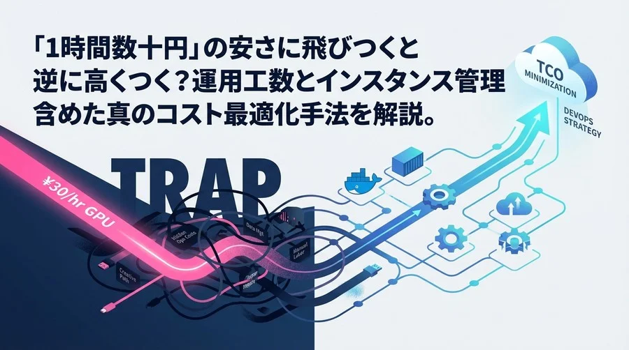 「1時間30円」の罠：Stable DiffusionクラウドGPU運用の真実とコスト最適化のDevOps戦略