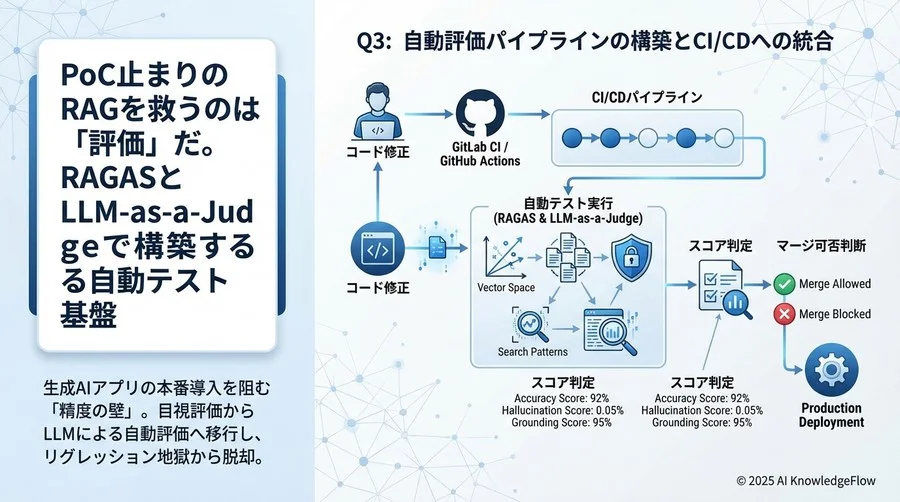 Q3: 自動評価パイプラインの構築とCI/CDへの統合 - Section Image