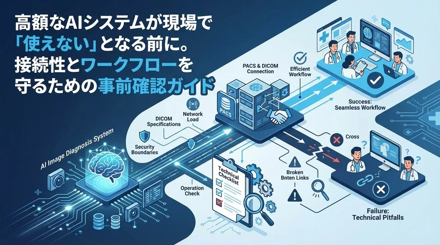 AI画像診断導入の落とし穴｜PACS連携とDICOM通信で失敗しないための技術的チェックリスト