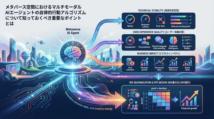 メタバースAIエージェントの自律性評価：ROIを最大化するKPI設計と測定法
